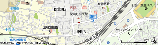 栗山洋裁店周辺の地図