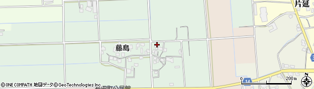 福岡県朝倉市藤島417周辺の地図