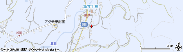 福岡県朝倉市杷木志波1498周辺の地図