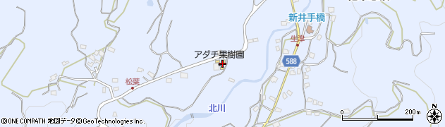 福岡県朝倉市杷木志波4478周辺の地図