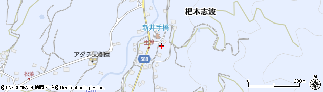 福岡県朝倉市杷木志波1643周辺の地図