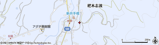 福岡県朝倉市杷木志波1501周辺の地図
