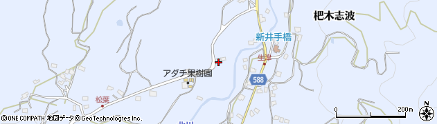 福岡県朝倉市杷木志波4445周辺の地図