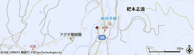 福岡県朝倉市杷木志波1661周辺の地図