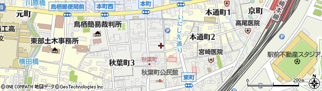 川浪電気工事株式会社　鳥栖営業所周辺の地図