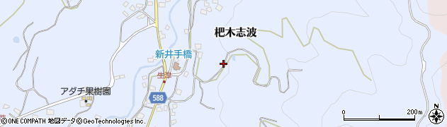 福岡県朝倉市杷木志波1631周辺の地図