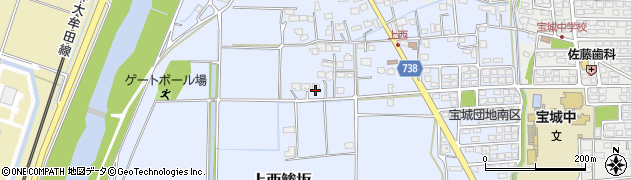 福岡県小郡市上西鯵坂316周辺の地図