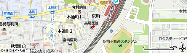 佐賀県鳥栖市京町780周辺の地図