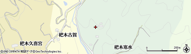 福岡県朝倉市杷木寒水592周辺の地図