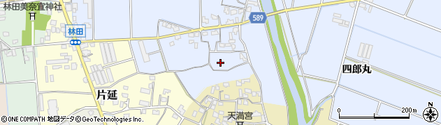 福岡県朝倉市福光988周辺の地図