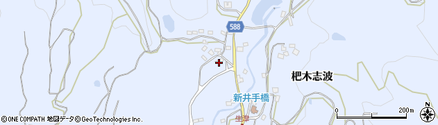 福岡県朝倉市杷木志波1972周辺の地図