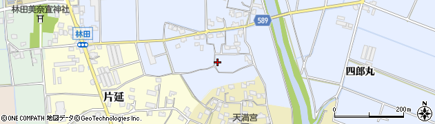 福岡県朝倉市福光990周辺の地図