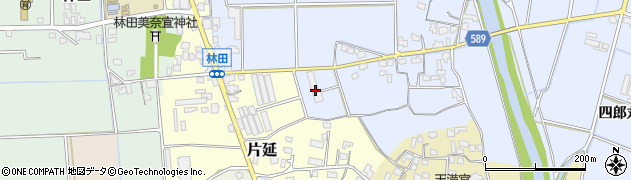 福岡県朝倉市福光1079周辺の地図