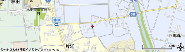 福岡県朝倉市福光1044周辺の地図