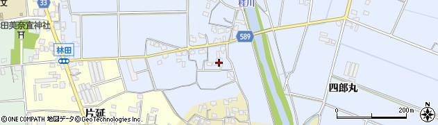 福岡県朝倉市福光1001周辺の地図