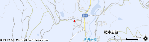 福岡県朝倉市杷木志波1998周辺の地図