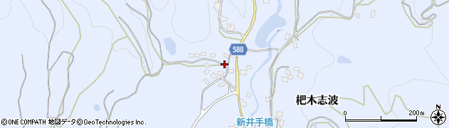 福岡県朝倉市杷木志波2005周辺の地図