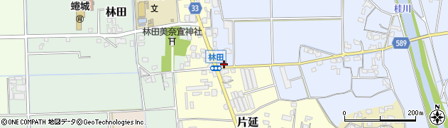 福岡県朝倉市福光1274周辺の地図