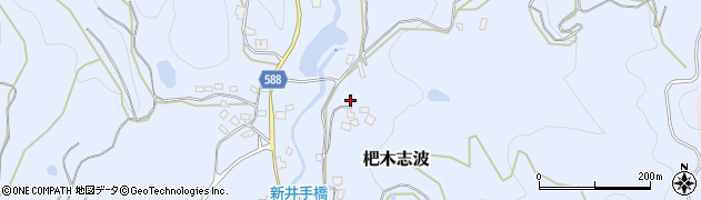 福岡県朝倉市杷木志波1716周辺の地図