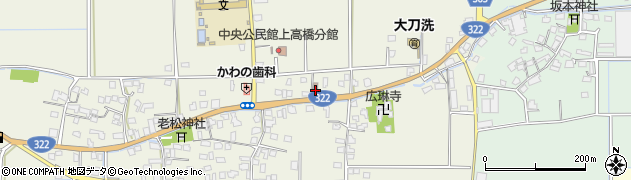 上高橋郵便局 ＡＴＭ周辺の地図