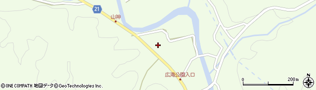佐賀県神埼市脊振町広滝1186周辺の地図