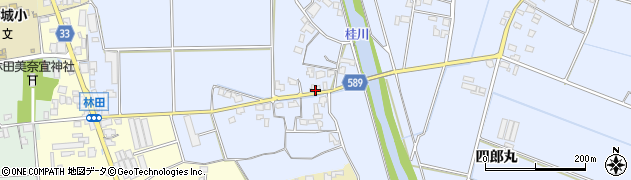 福岡県朝倉市福光1011周辺の地図