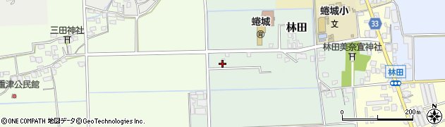 福岡県朝倉市藤島21周辺の地図
