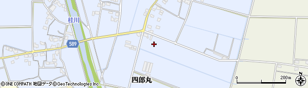 福岡県朝倉市福光701周辺の地図