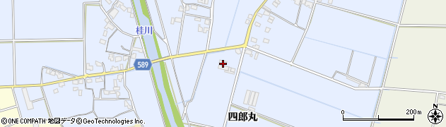福岡県朝倉市福光452周辺の地図