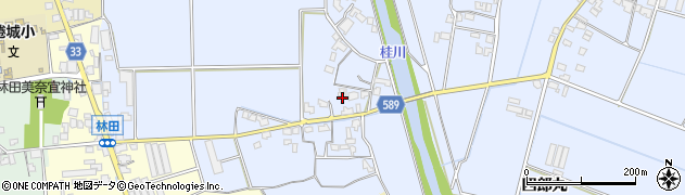 福岡県朝倉市福光1010周辺の地図