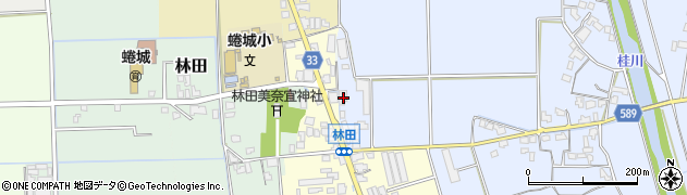 福岡県朝倉市福光1276周辺の地図