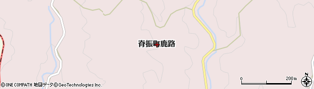 佐賀県神埼市脊振町鹿路周辺の地図