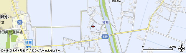 福岡県朝倉市福光352周辺の地図