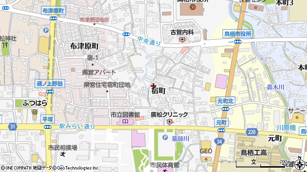 〒841-0052 佐賀県鳥栖市宿町の地図