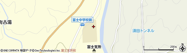 佐賀市役所　富士学校給食センター周辺の地図