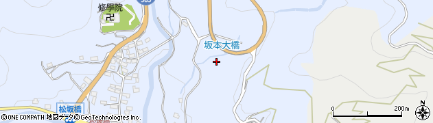 坂本大橋周辺の地図