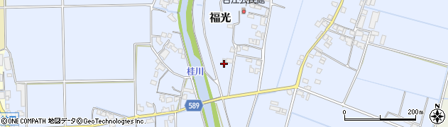 福岡県朝倉市福光435周辺の地図