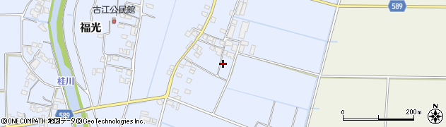 福岡県朝倉市福光645周辺の地図