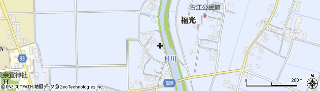 福岡県朝倉市福光364周辺の地図