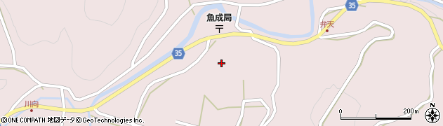 愛媛県西予市城川町魚成3691周辺の地図