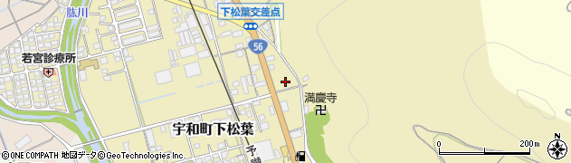 亀岡ガス販売株式会社宇和営業所周辺の地図