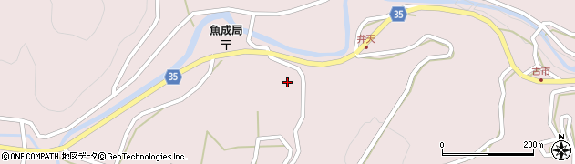 愛媛県西予市城川町魚成4031周辺の地図