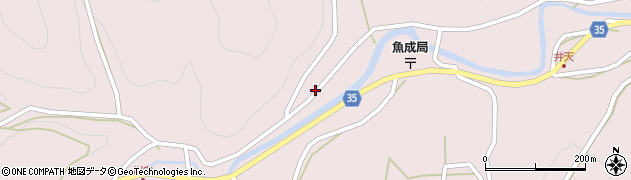 愛媛県西予市城川町魚成3342周辺の地図