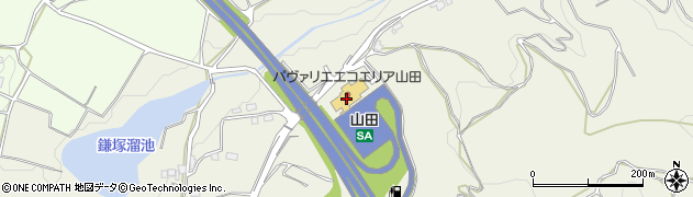 ＥＮＥＯＳウイング山田サービスエリアＳＳ周辺の地図