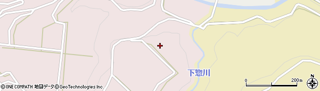 愛媛県西予市城川町魚成6863周辺の地図