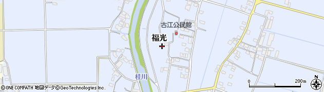 福岡県朝倉市福光430周辺の地図