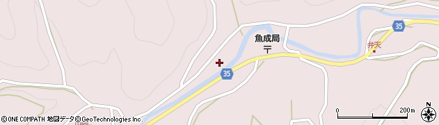 愛媛県西予市城川町魚成3312周辺の地図