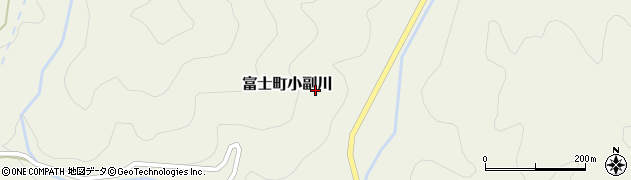 佐賀県佐賀市富士町大字小副川周辺の地図