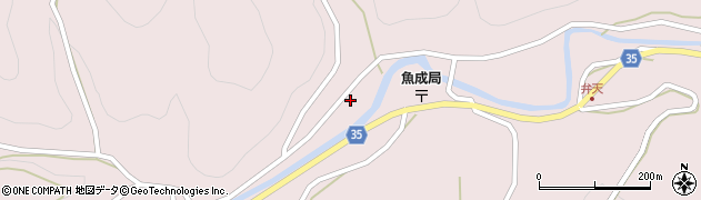 愛媛県西予市城川町魚成3315周辺の地図