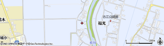 福岡県朝倉市福光373周辺の地図
